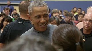 President Obama Visits Dillingham Middle School