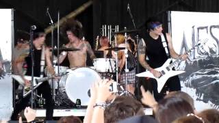 Alesana - Apology Live - Warped Tour 2010 - Tinley Park Illinois Chicago Illinois