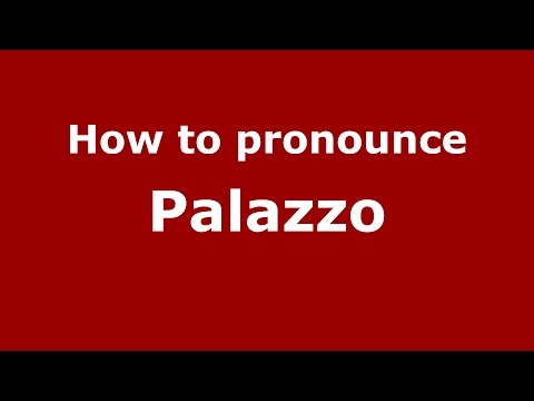 How to pronounce Palazzo (Spanish/Argentina) - PronounceNames.com