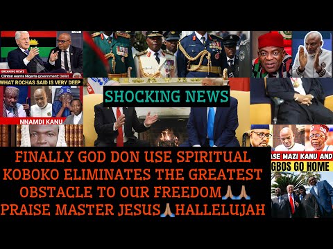 CELEBRATION NEWS: BIAFRANS, OUR GREATEST ENEMY HV BEEN TAKEN OUT OF THE WAY BY MAZI CHINEDU J TRUMP👇