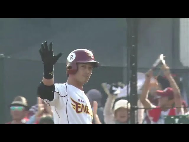 【8回裏】イーグルス・後藤 代打で登場しライト前へ同点タイムリーヒットを放った!! 2016/6/11 E-C