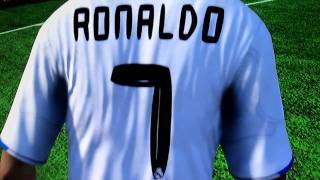 preview picture of video 'Ronaldo free kick goal (camera2) - Fifa 11 demo HD'