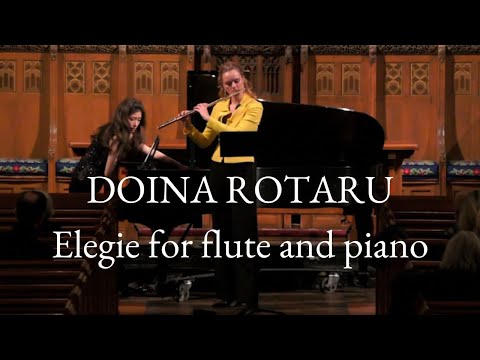 Doina Rotaru: Elegie for flute and piano