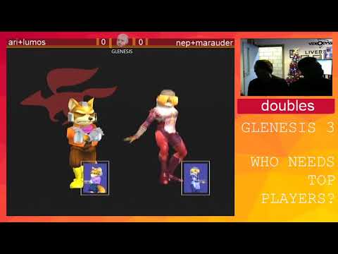 Glenesis 3 - Lumos/Ari (Shiek/Fox) vs Nep/Marauder (Marth/Shiek) - Dubs