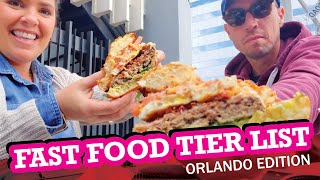 BEST FAST FOOD IN ORLANDO - Fast Food Tier List | Food Review Show