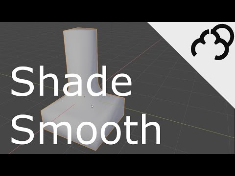 Blender 2.8 - Shade Smooth