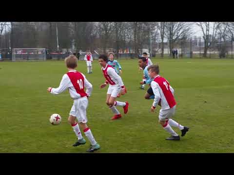 Ajax O13-2 - Alphense Boys O13 24-3-2018  eindstand 1-2