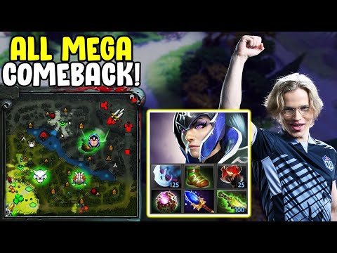 Topson LUNA Mid Magic Type Item Build - ALL MEGA CREEPS COMEBACK! DOTA 2