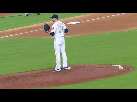 Collin McHugh pitching...Astros vs. Orioles...4/2/18