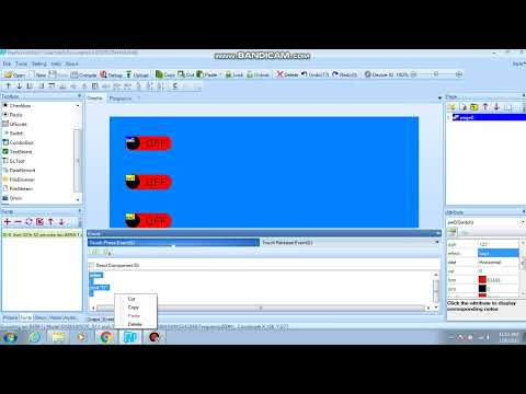 Nextion display 4 button program full information part 1