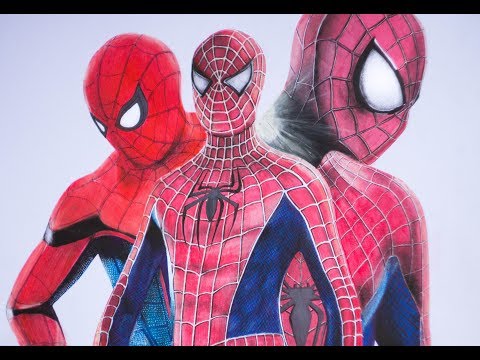 Thumbnail of Speed Drawing all Spider man&#39;s (2002, 2012, 2017)