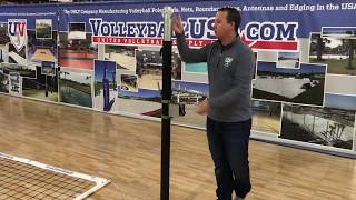 3" Steel Patriot Volleyball System
