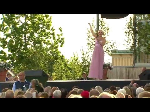 Petra Marklund - Intro, Stockholm i mitt hjärta, Händerna mot himlen (Allsång på Skansen 2014)