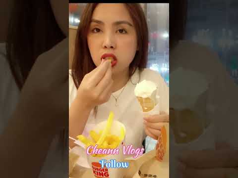 Burger King Ice Cream and French Fries in Hamdan Street Abu Dhabi,UAE|#foodtrip |Cheann Vlogs🌷