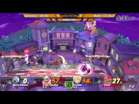 Ignition #22 Doubles  WINNERS SEMIS - GGA.Demitus + UR | Ned vs Masho + E2C | Akiro