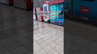 The Pokémon vending machine struggle is REAL 😭 #pokemon #pokemoncards #pokemontcg