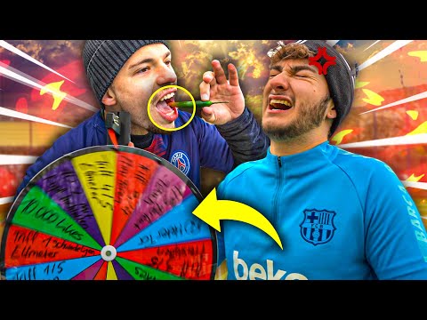 MACH was das FUßBALL GLÜCKSRAD sagt oder werde BESTRAFT!!