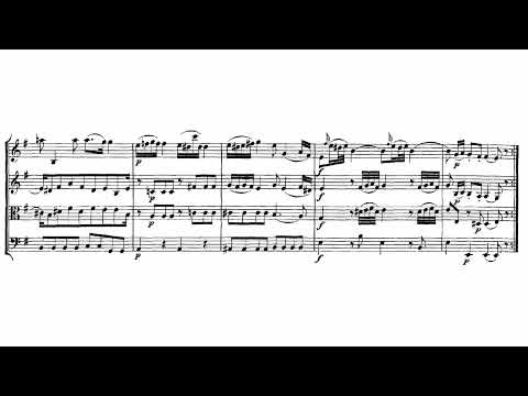 Mozart String Quartet No.3 in G major, K.156 - Score