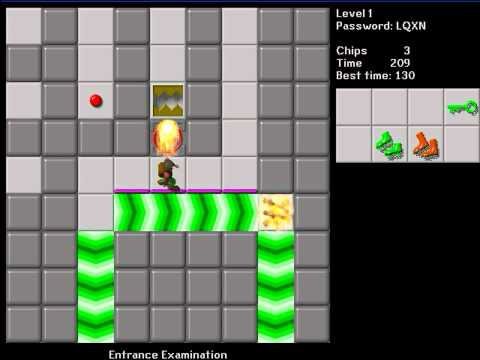 Chip's Challenge Level Pack 3 Level 1