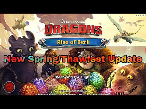 NEW UPDATE!!! - Dragons:Rise of Berk New Spring/Thawfest Update