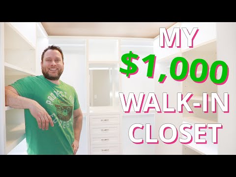 DIY DREAM Closet With A $1000 Budget: That Anyone Can Make | Woodworking Project On A Budget