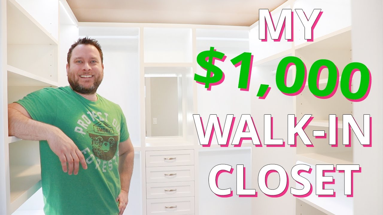 DIY Master Closet Makeover on a $1,000 Budget