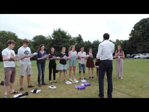 Jesus Singers - White Winter Hymnal (Jesus College garden party 2017)