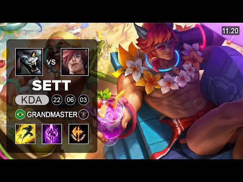 Sett Top vs Rengar - BR Grandmaster   Season 11 Patch 11 20