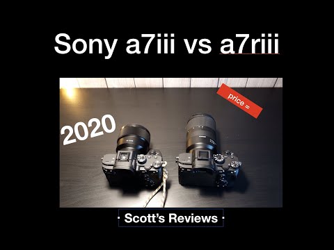 Sony a7iii vs a7riii, 2020, no longer a price issue!