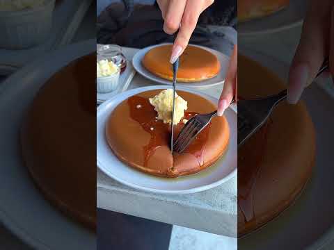 Una cafetería con tortitas suaves y espesas que parecen sacadas de un libro ilustrado 🥞 #NagoyaGourmet
