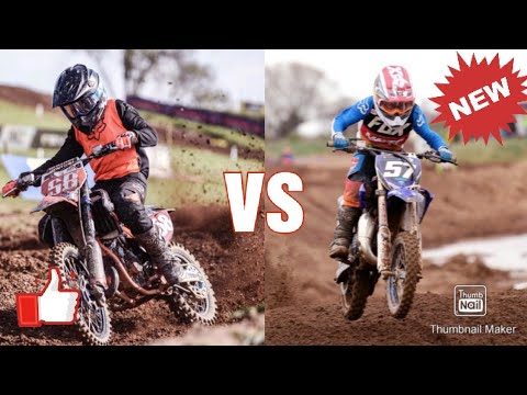 AWESOME Yamaha yz65 vs Ktm sx85