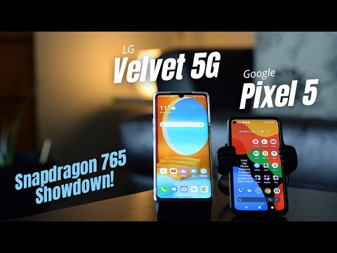LG Velvet 5G vs Pixel 5 speed comparison! Snapdragon 765 showdown! Who is faster?