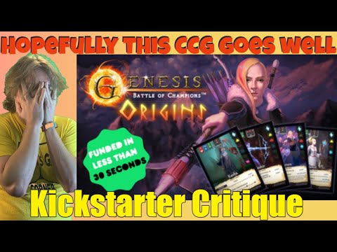 Genesis: Battle of Champions - Origins - Kickstarter Critique Review