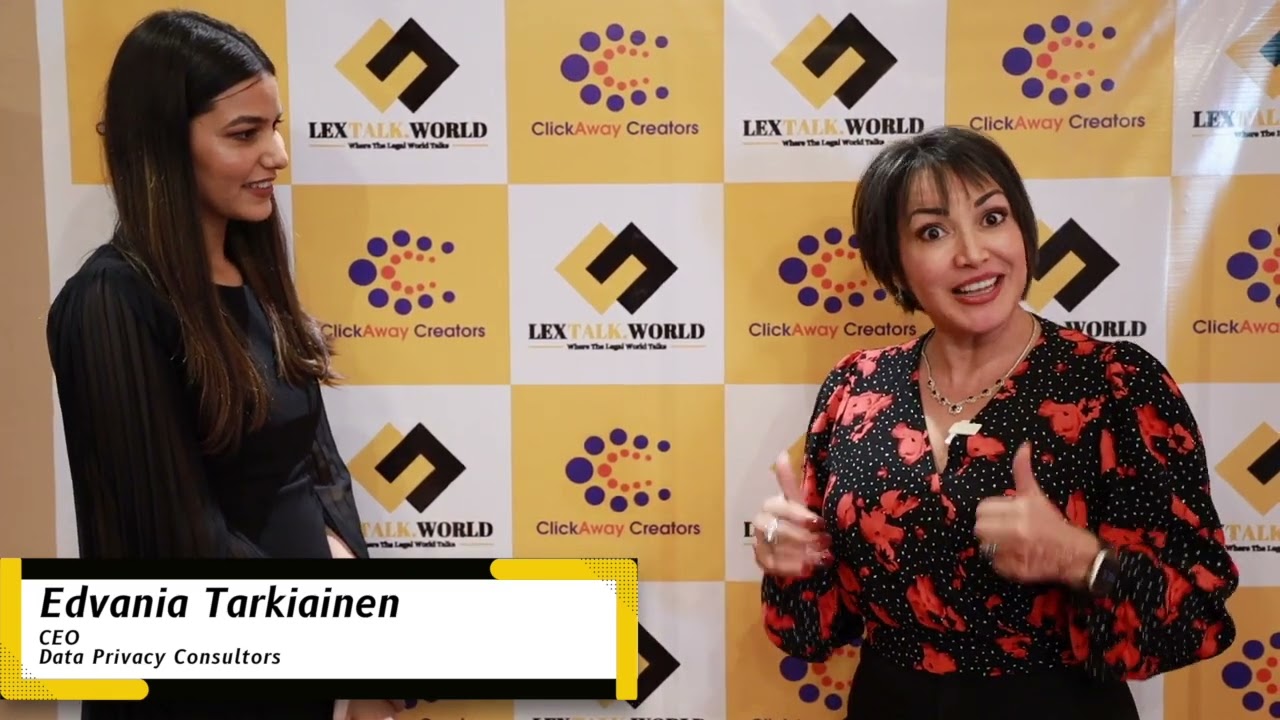 Edvania Tarkiainen sharing her thoughts on the LexTalk World Conference, Dubai 2022