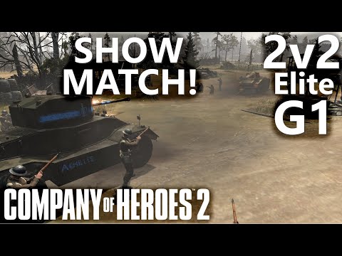 CoH2: Elite 2v2 Show Match - CN, Seeking vs Nicko, Isi Game 1 (BO5)
