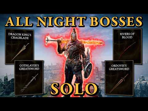I Solo'd ALL 8 Nightreign Bosses On My FIRST Playthrough!