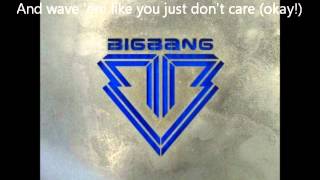 Big Bang- Big Boy Lyrics English + Romanization
