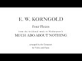 Korngold: Much Ado About Nothing, suite for violin & piano, Op. 11 (Shaham and Previn, 1994)