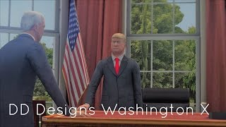 FSX SE: Drzewiecki Design Washington X First Look Sightseeing Tour - VISITING TRUMP