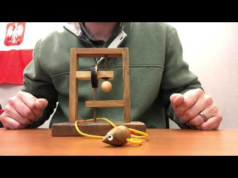 Wood Rope Puzzle Mouse Trap Solution