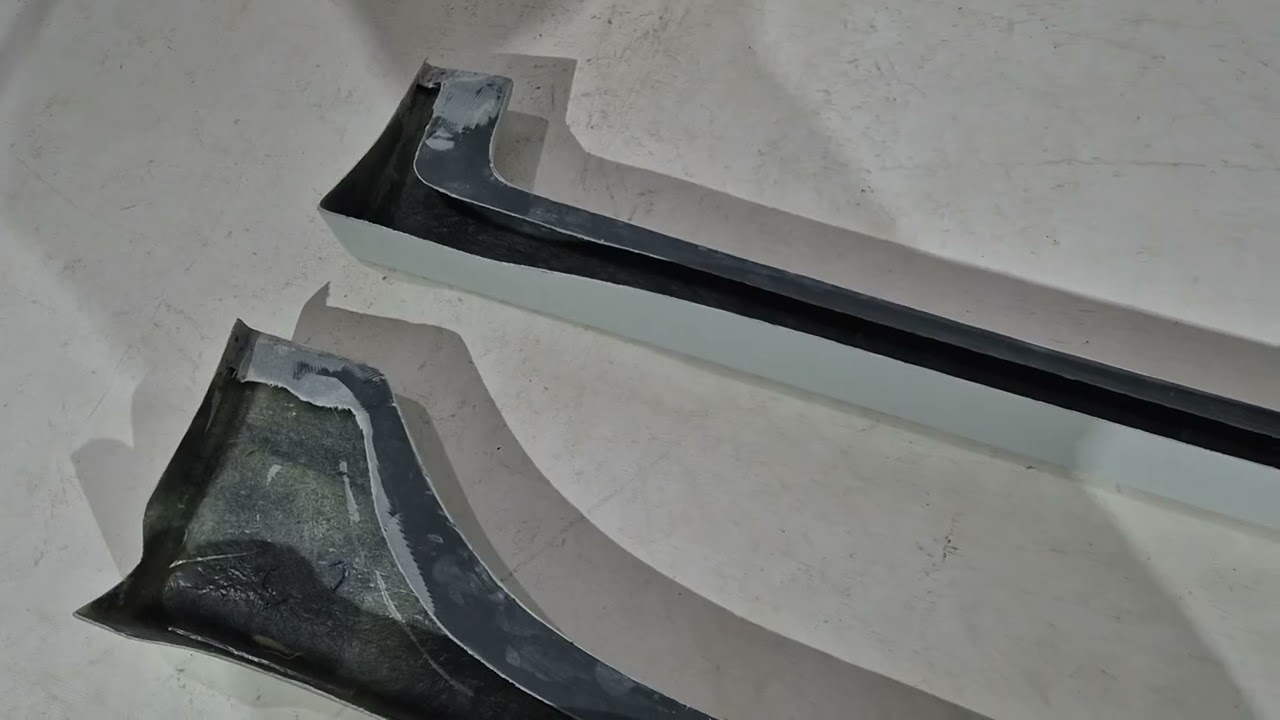 Боковые пороги (грунтованные под покраску) Video 1