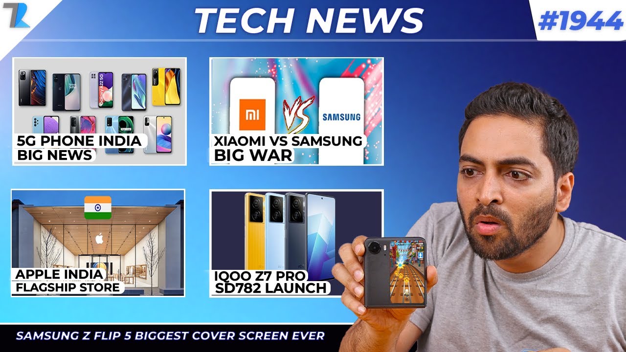 5G Phone India Big News,Apple India Flagship Store,Redmi Note 12 4G ,Xiaomi Vs Samsung, Samsung M54
