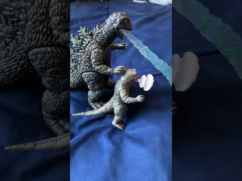 Godzilla and minilla like father like son