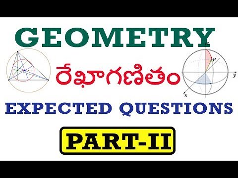 Geometry For SSC CGL | CHSL | CAT | RRB | FBO | FSO | FRO in Telugu By manavidya Video