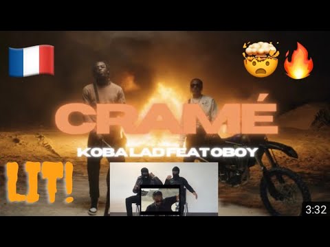 Koba LaD - Cramé Feat. Oboy (Clip Officiel) [UK REACTION!]