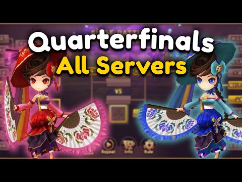 ALL Server Quarterfinals Siege Tournament Defences With TIMESTAMPS #summonerswar