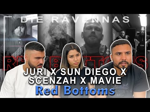 Reaktion auf JURI X SUN DIEGO X SCENZAH X MAVIE - Red Bottoms | Die Ravennes