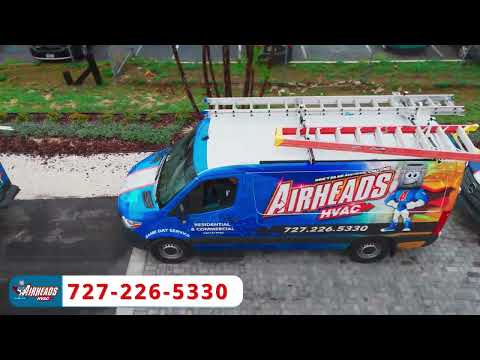 Airheads AC technician on a service call, from the ApeShot commercial