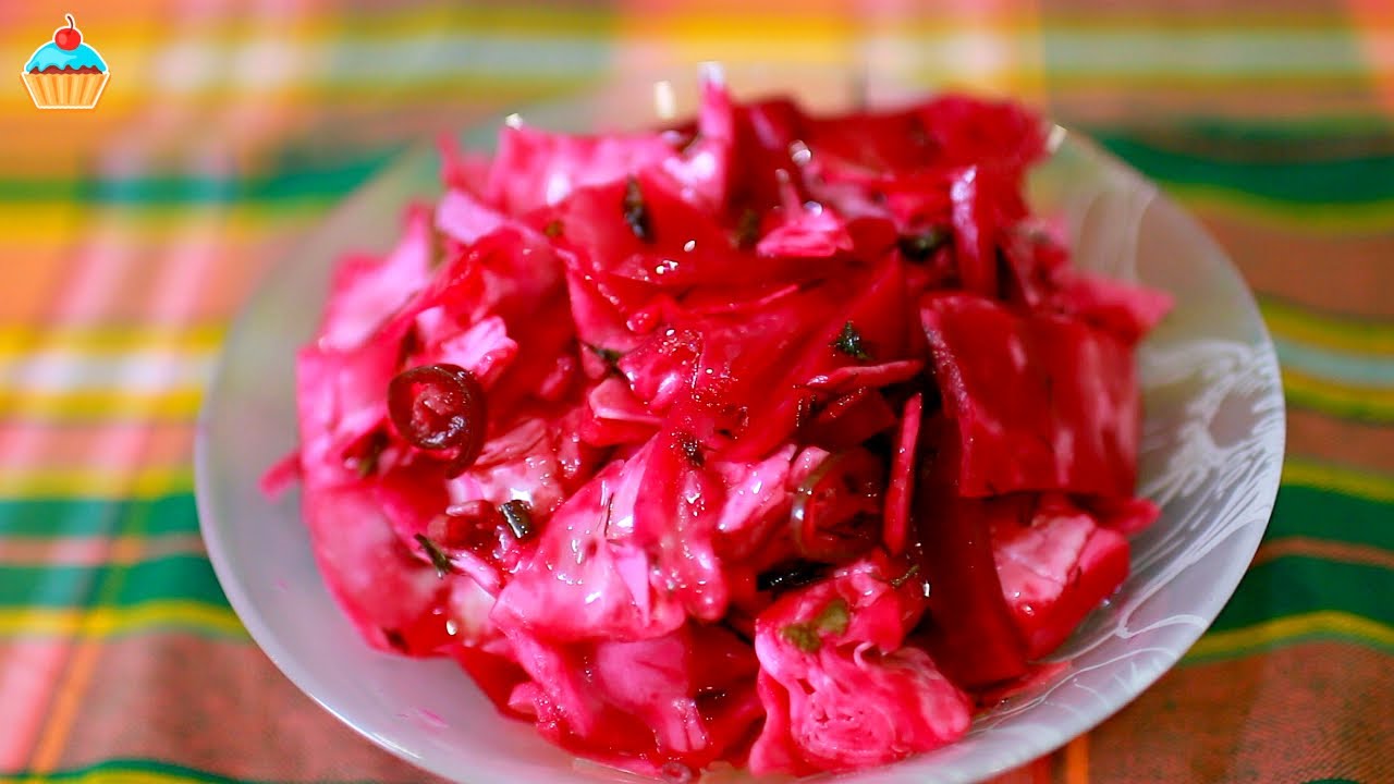 Острая хрустящая маринованная капуста по-грузински - пошаговый рецепт