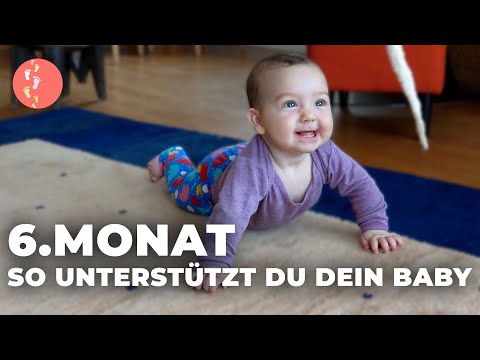 Your baby in the 6th month | Milestones & exercises from a physiotherapy perspective